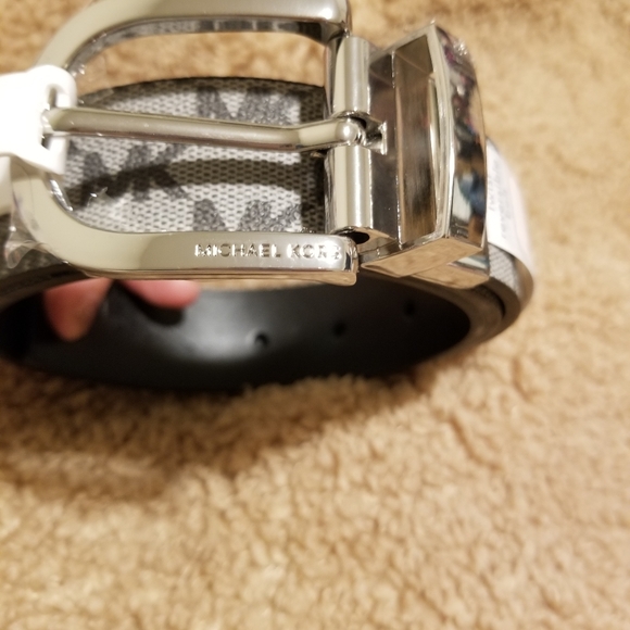 Women's MK belt small Grey black white - Picture 7 of 8